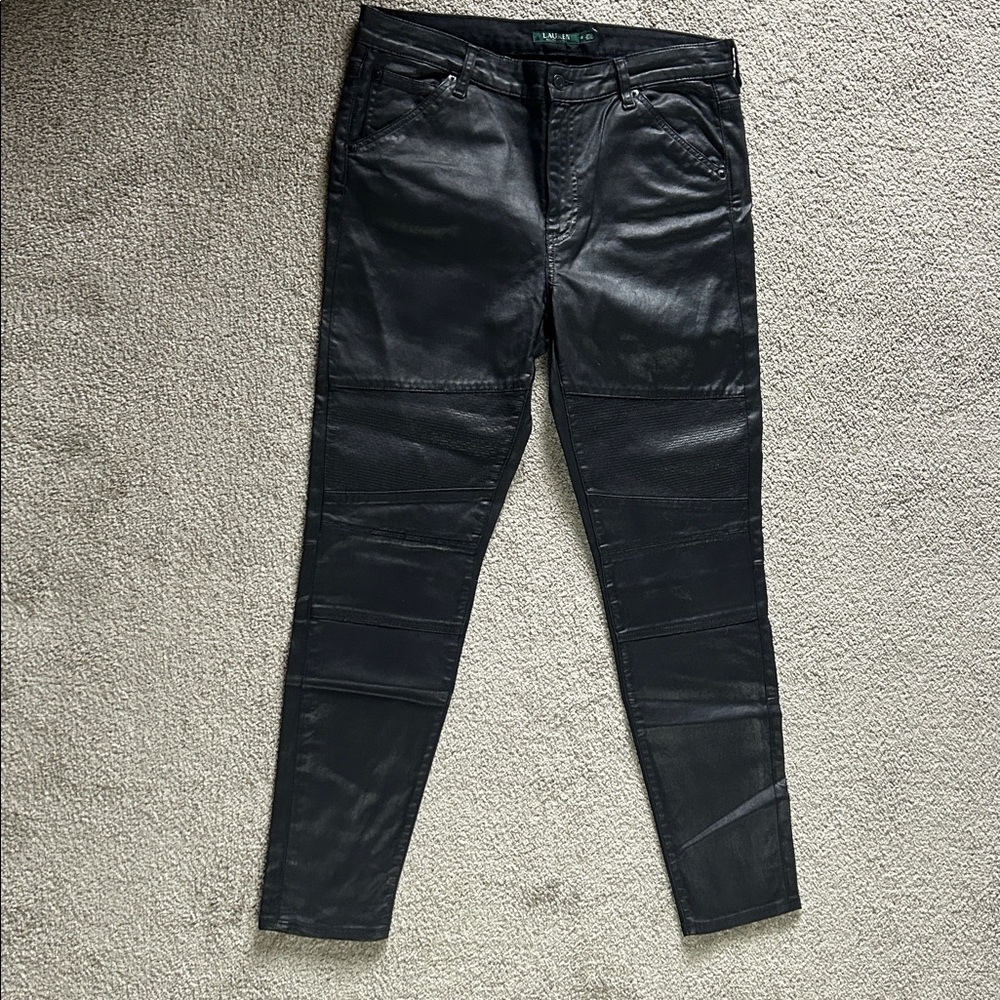 Lauren Ralph Lauren Black Straight Leg Pants